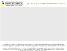 Tablet Screenshot of krupalumetals.com